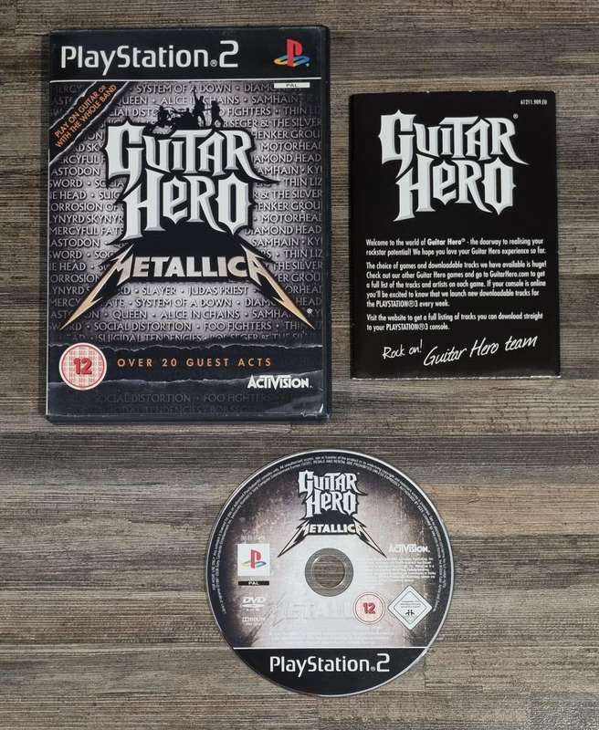 Guitar Hero Metallica for PS2 - Complete