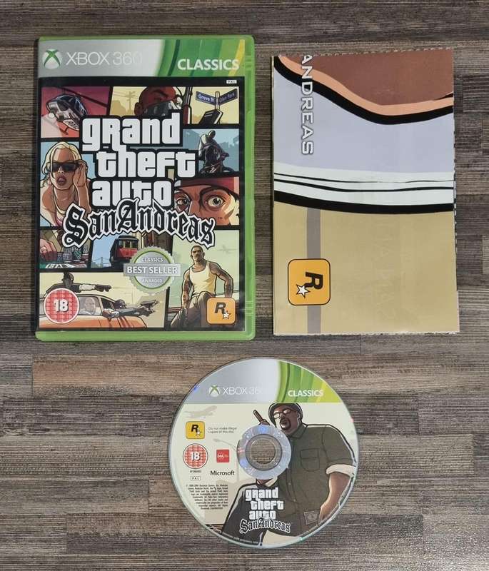 Grand Theft Auto San Andreas for Xbox 360