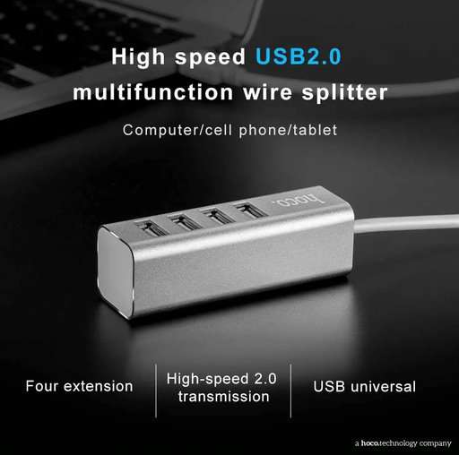 4 Port USB 2.0 Adapter HB1 **Unboxed Deal**