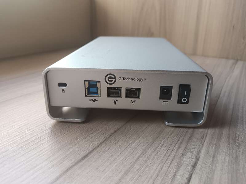 G-Technology 2TB G-DRIVE USB 3.0 Desktop External Hard Drive, Silver - Compact, High-Performance Sto