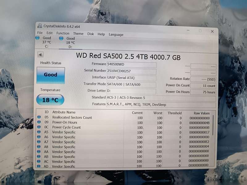 Western Digital 4TB 2.5 SATA Internal SSD