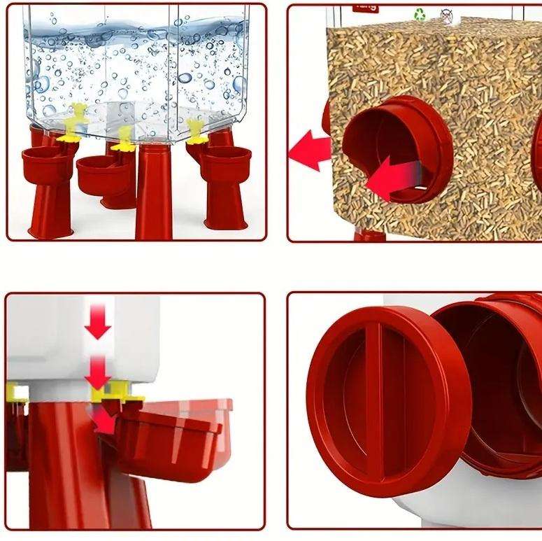 Chicken Feeder and Drinker Combo -11 litres