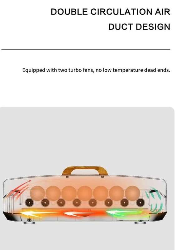 35 Egg Roller Incubator-Transparent