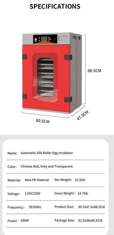 400 Egg Incubator