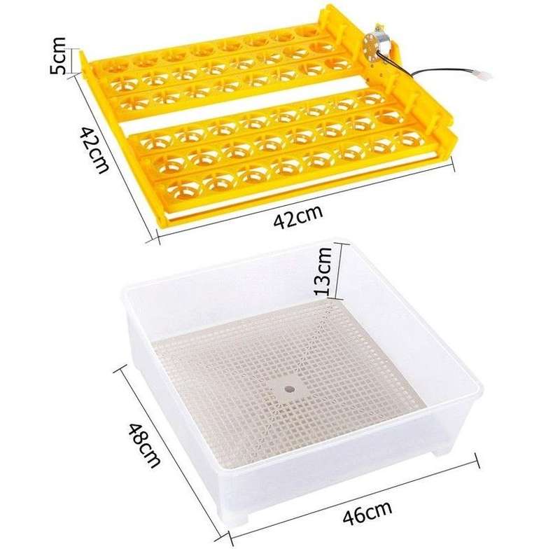 48 Egg Incubator and 132 Quail Egg Tray Combo