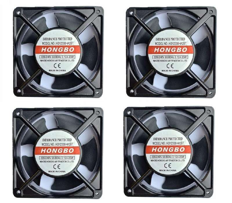 Fan 220 Volts-cabinet axiel .Fan air coolers -pack of 4