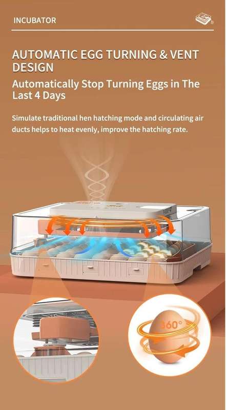 56 Egg Incubator H-Dual Power
