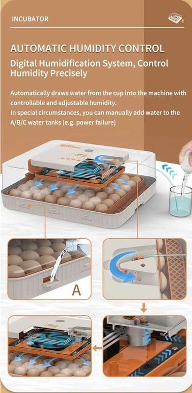 56 Egg Incubator H-Dual Power