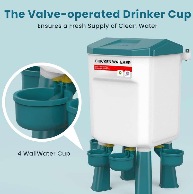 Automatic Blue Chicken Drinker-11 litres