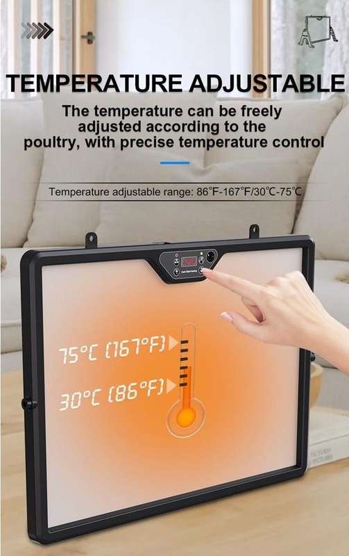 Animal Heater Plate-Double Sided with Remote