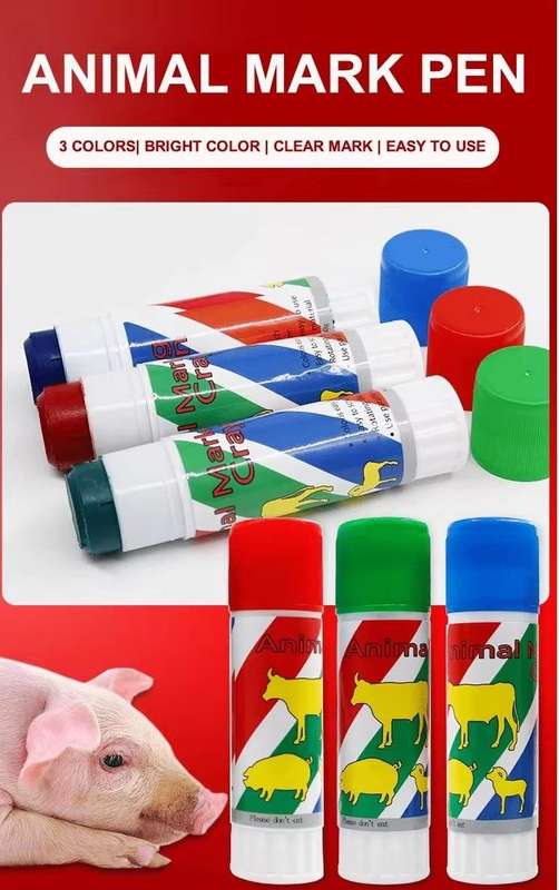 Animal Marker Crayons for Livestock -Pack of 3