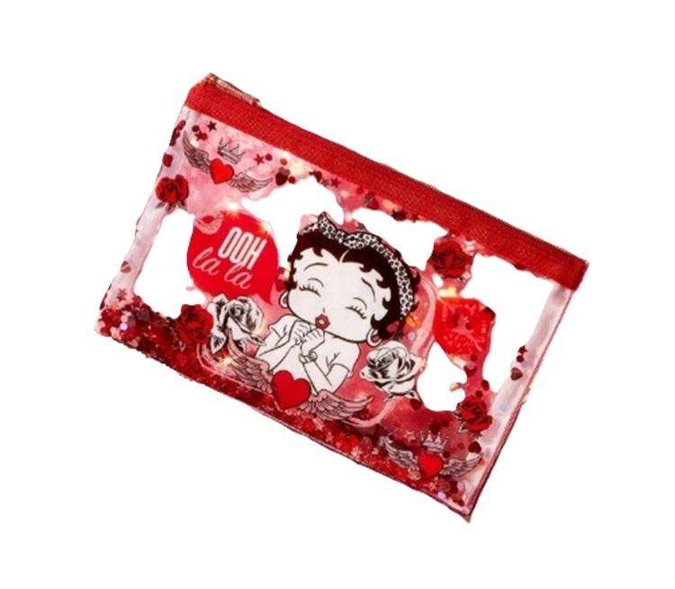 Betty Boop Zipper Cosmetic Bag
