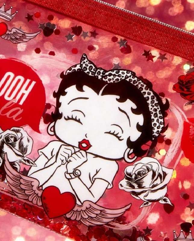 Betty Boop Zipper Cosmetic Bag