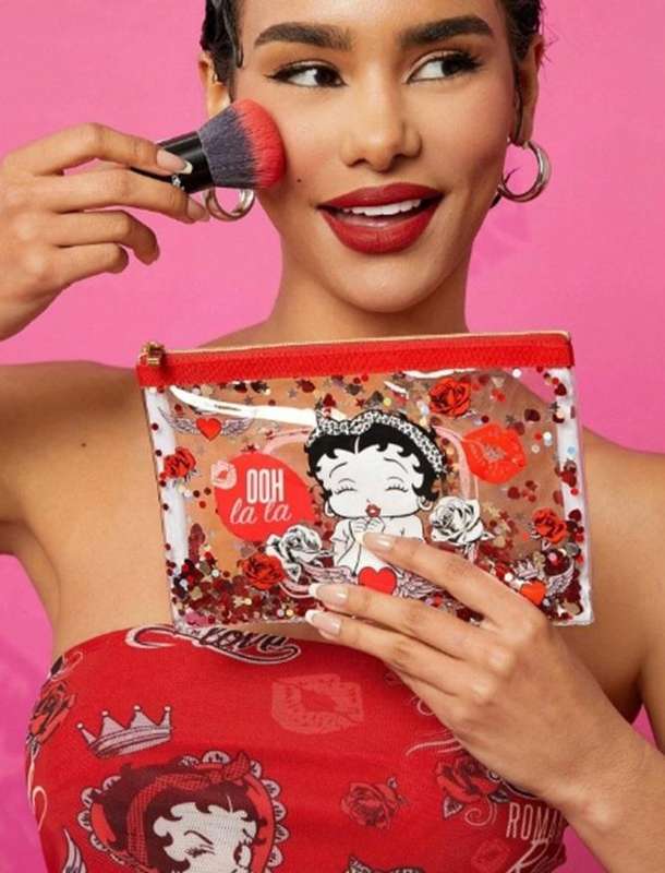 Betty Boop Zipper Cosmetic Bag