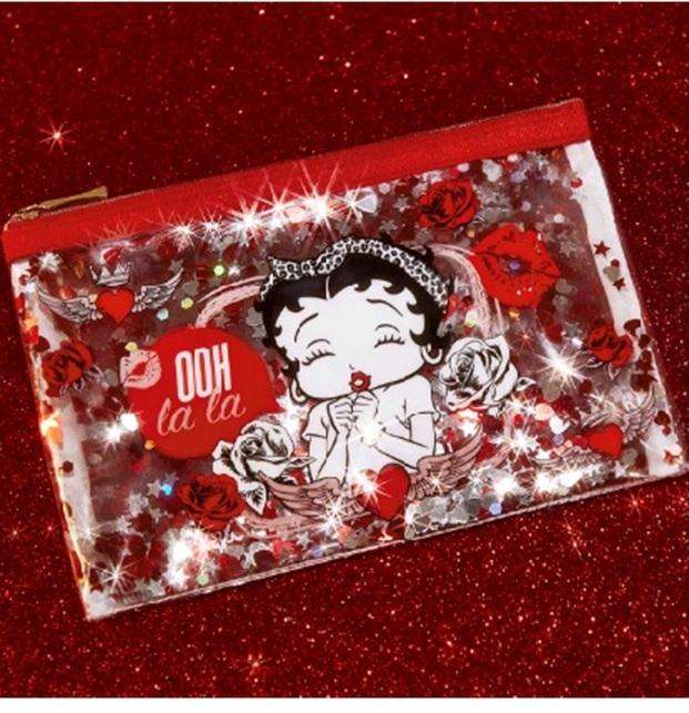 Betty Boop Zipper Cosmetic Bag