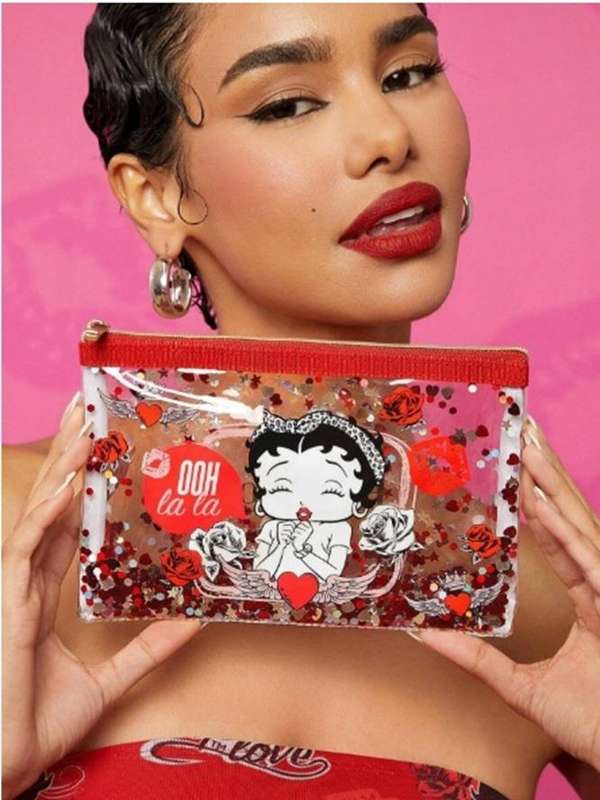 Betty Boop Zipper Cosmetic Bag