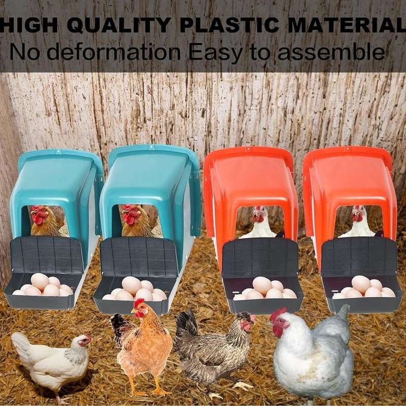 Chicken Nesting Boxes Green -Pack of 3