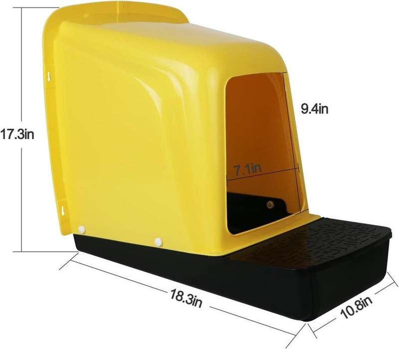 Chicken Nesting Boxes Yellow -Pack of 3
