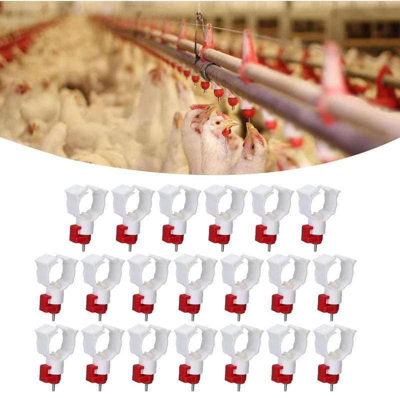 Chicken Nipple Drinkers-Pack of 20
