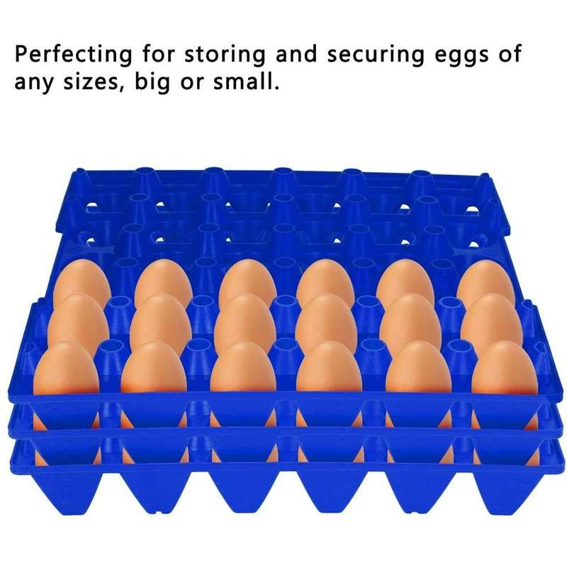 Pet Multifunctional Stackable Chicken Egg Trays -Pack of 5 (red)-29 cm