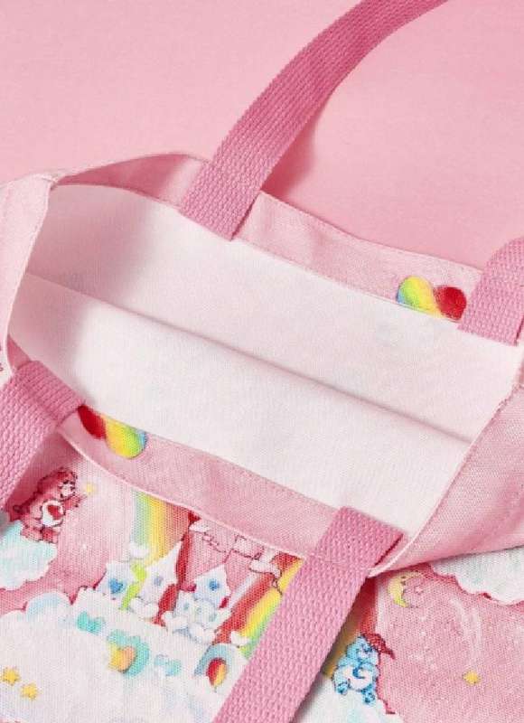 Pink Care Bears Shoppers Bag
