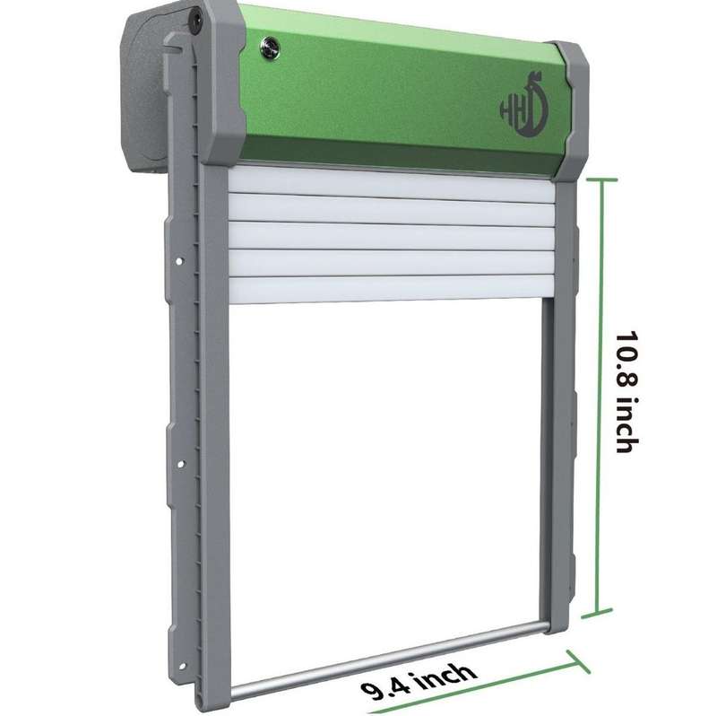 Solar and Battery powered Chicken Coop Door with remote control