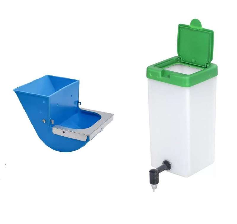 Rabbit 1 Litre Drinker and 5 Kg Food Feeder Set