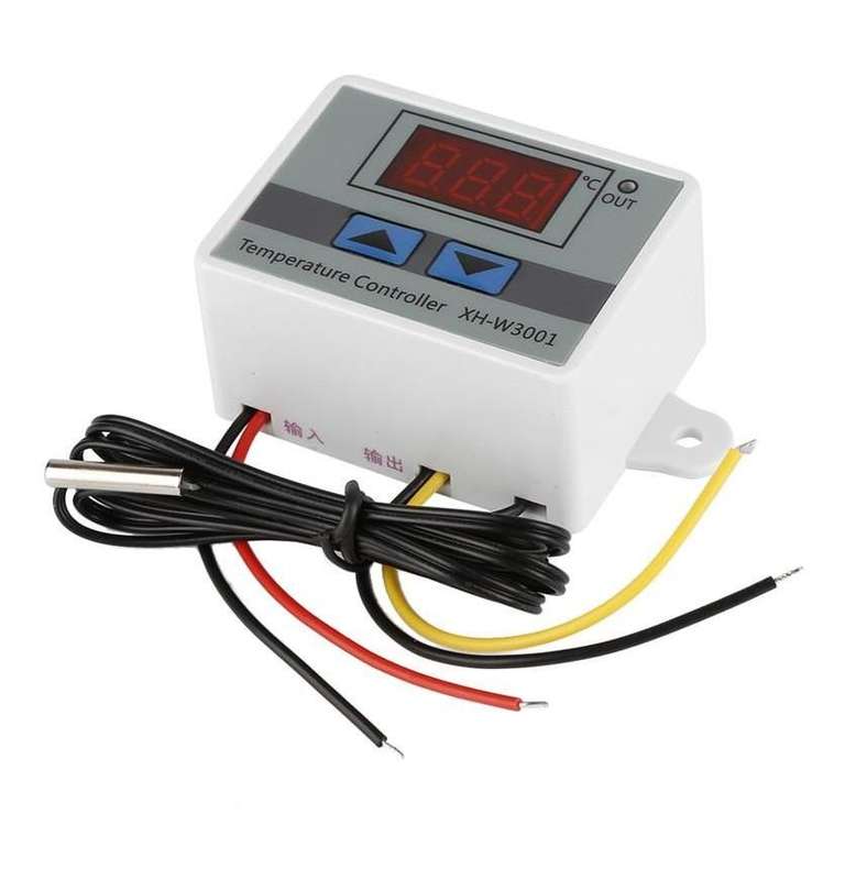 Robotico W3001 Digital Temperature Controller with LED Display (220V) -Pack of 1