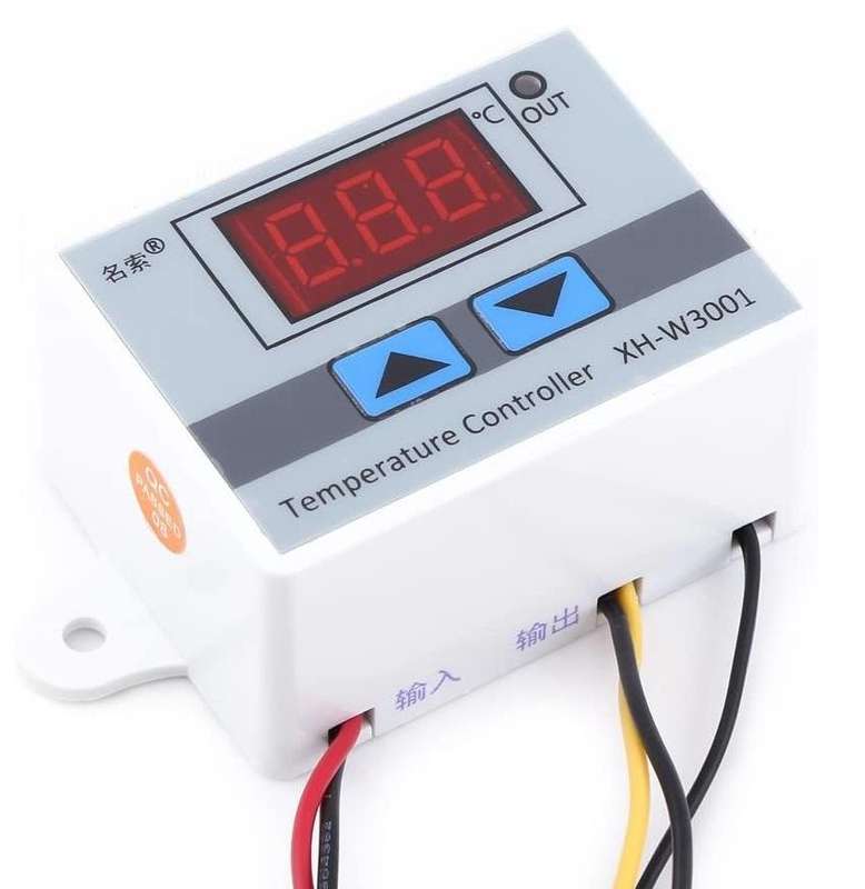 Robotico W3001 Digital Temperature Controller with LED Display (220V) -Pack of 1