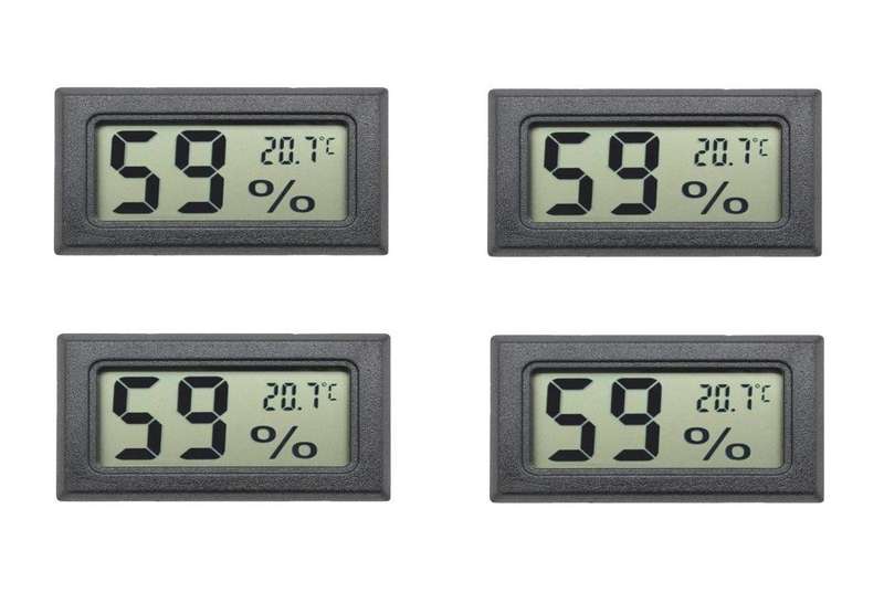 Temperature and Humidity Meter Gauge -Pack of 4