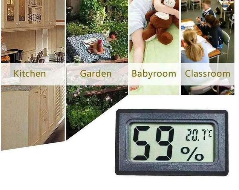 Temperature and Humidity Meter Gauge -Pack of 4