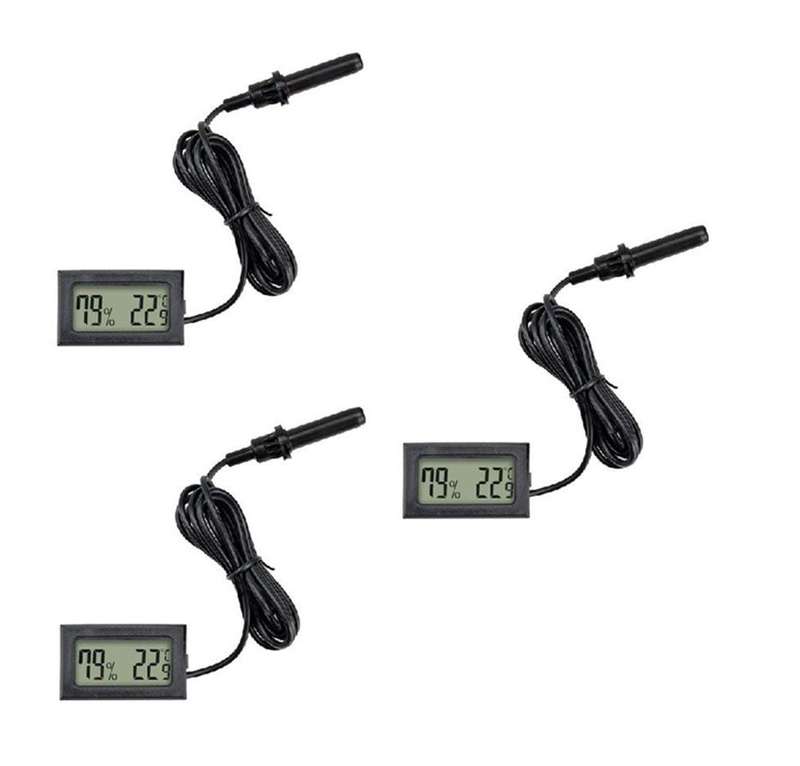 Thermometer and Hygrometer -Pack of 3