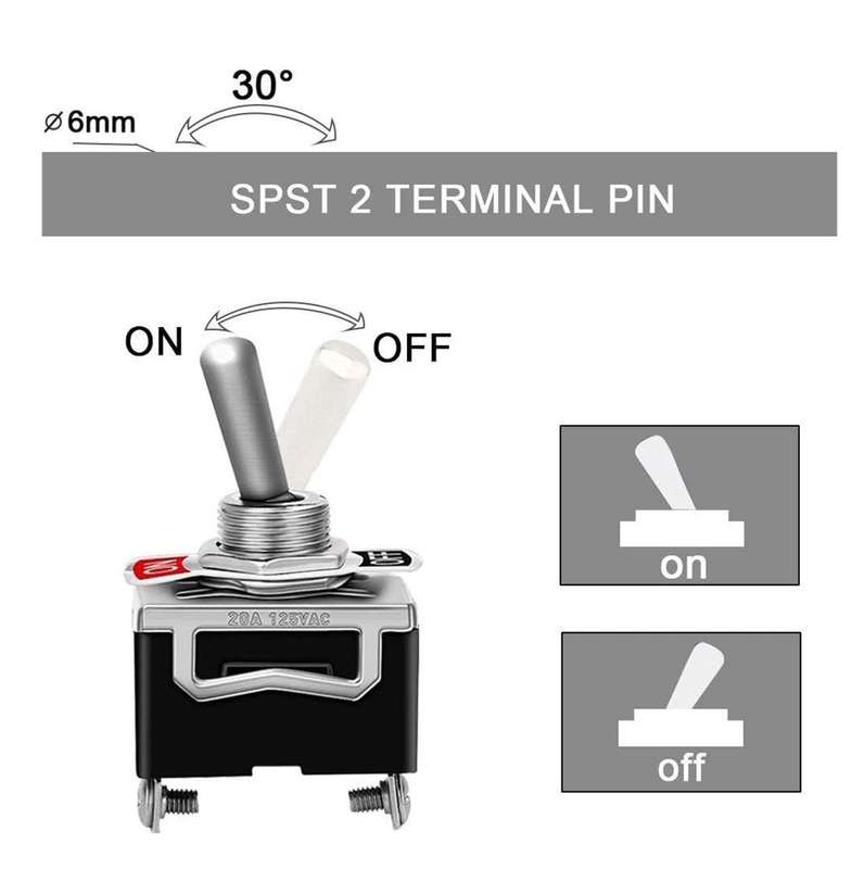 Toggle Switch -Pack of 8