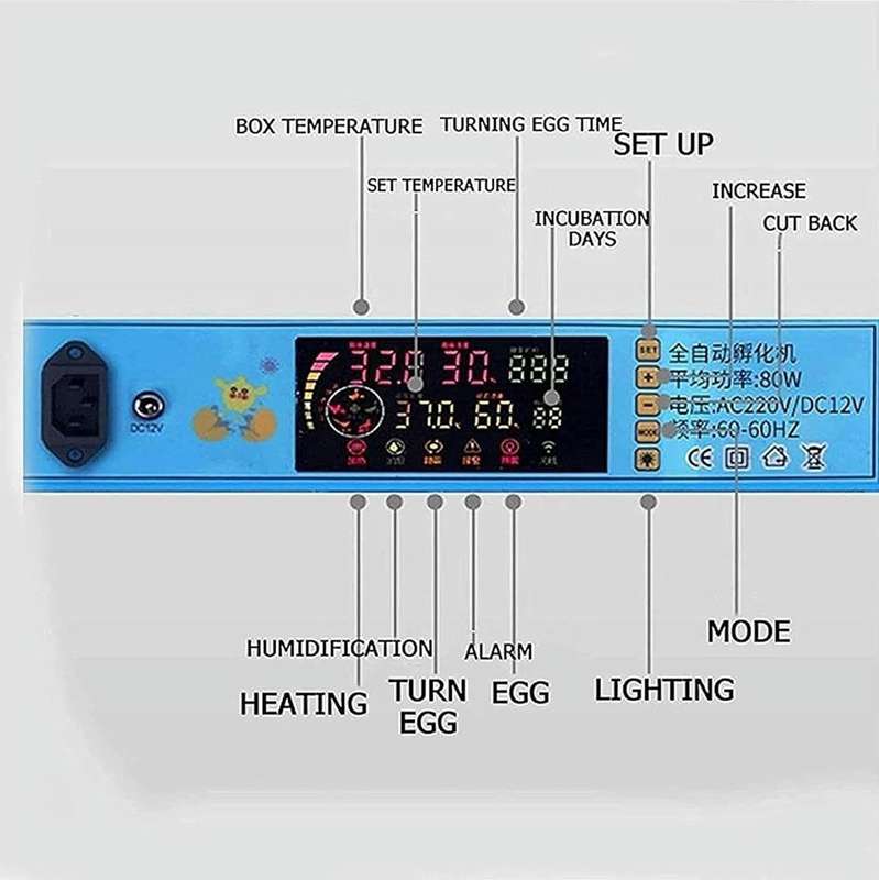 Blue 128 Egg Incubator -Dual Power
