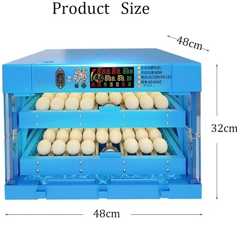 Blue 128 Egg Incubator -Dual Power