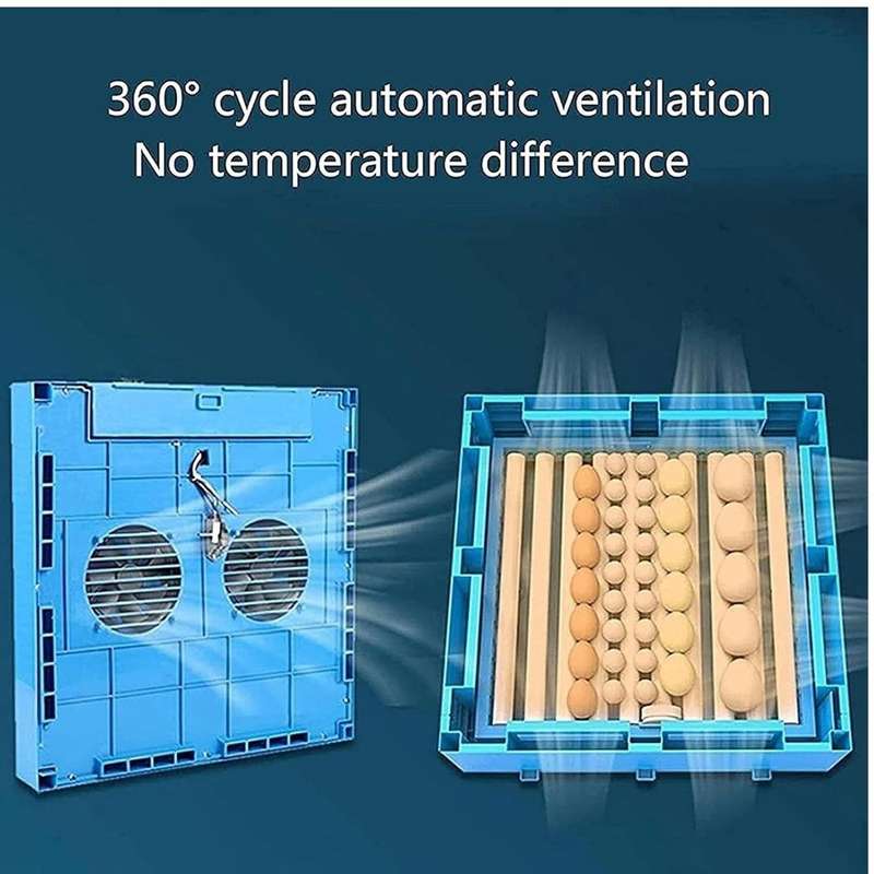 Blue 128 Egg Incubator -Dual Power