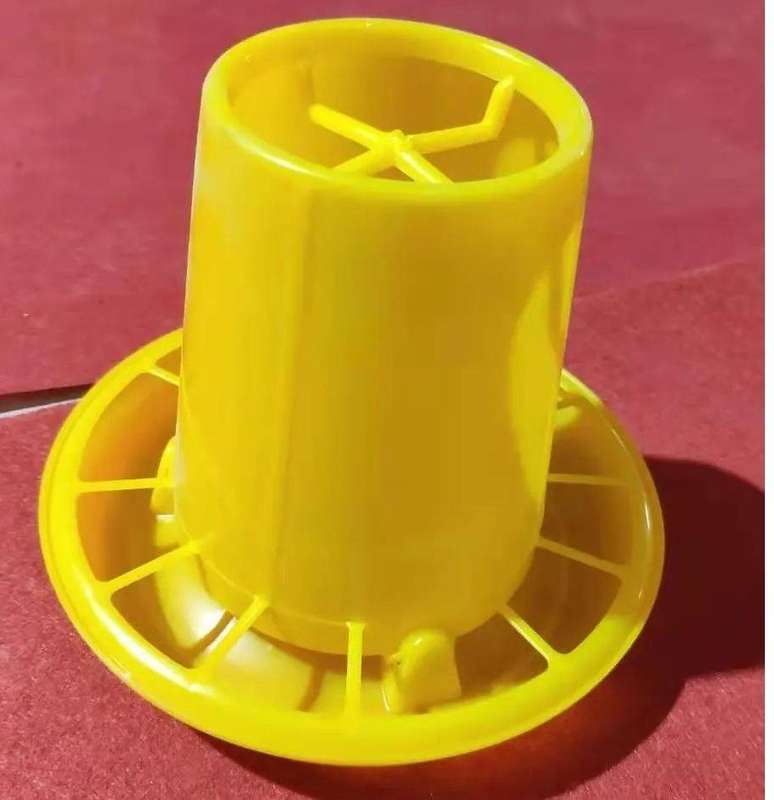 Yellow  Automatic Chick Feeders 75 Grams -Pack of 10