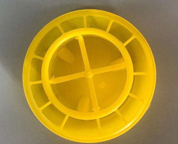 Yellow  Automatic Chick Feeders 75 Grams -Pack of 10