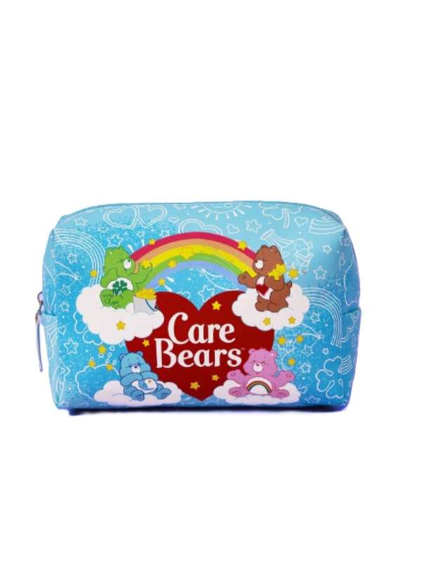Blue Care Bears cosmetic bag