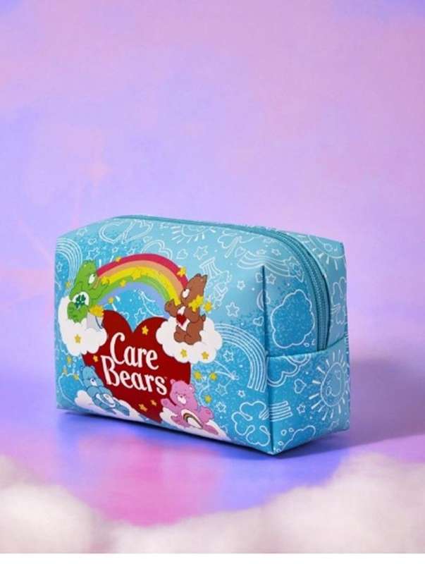 Blue Care Bears cosmetic bag