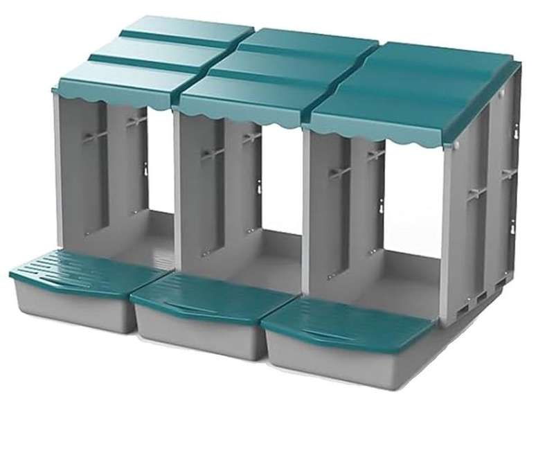 Chicken Nesting Boxes with 3 Compartments