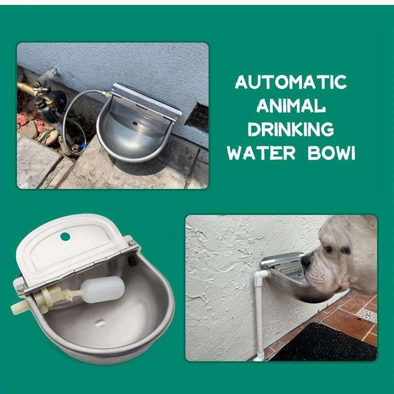 Automatic Water Bowl with Valve for dogs and other animals