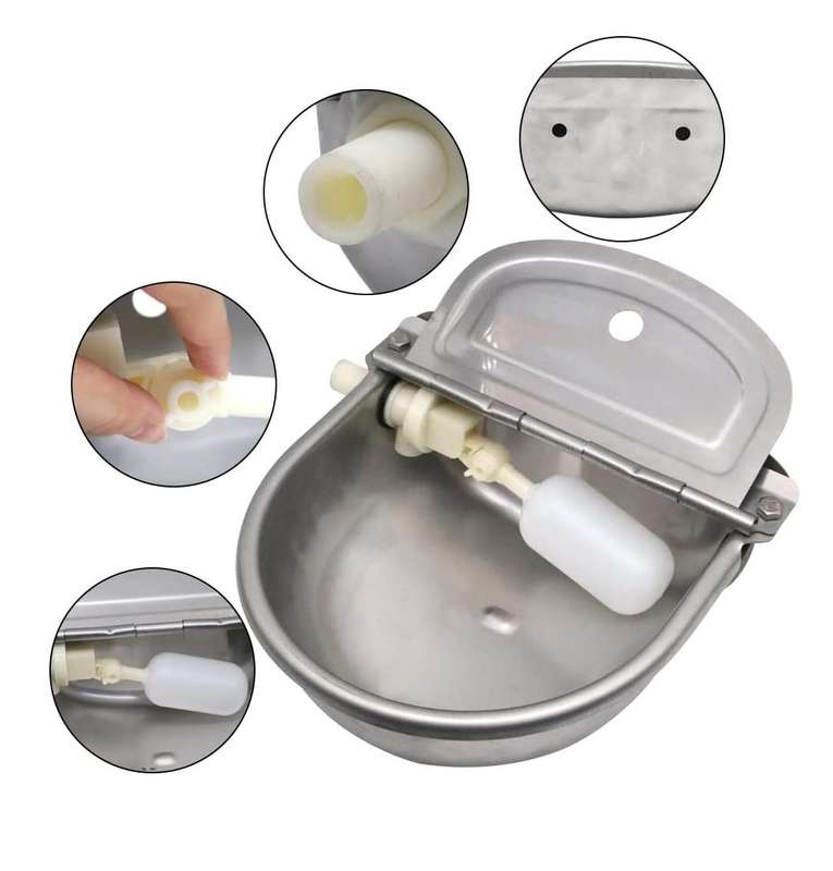 Automatic Water Bowl with Valve for dogs and other animals