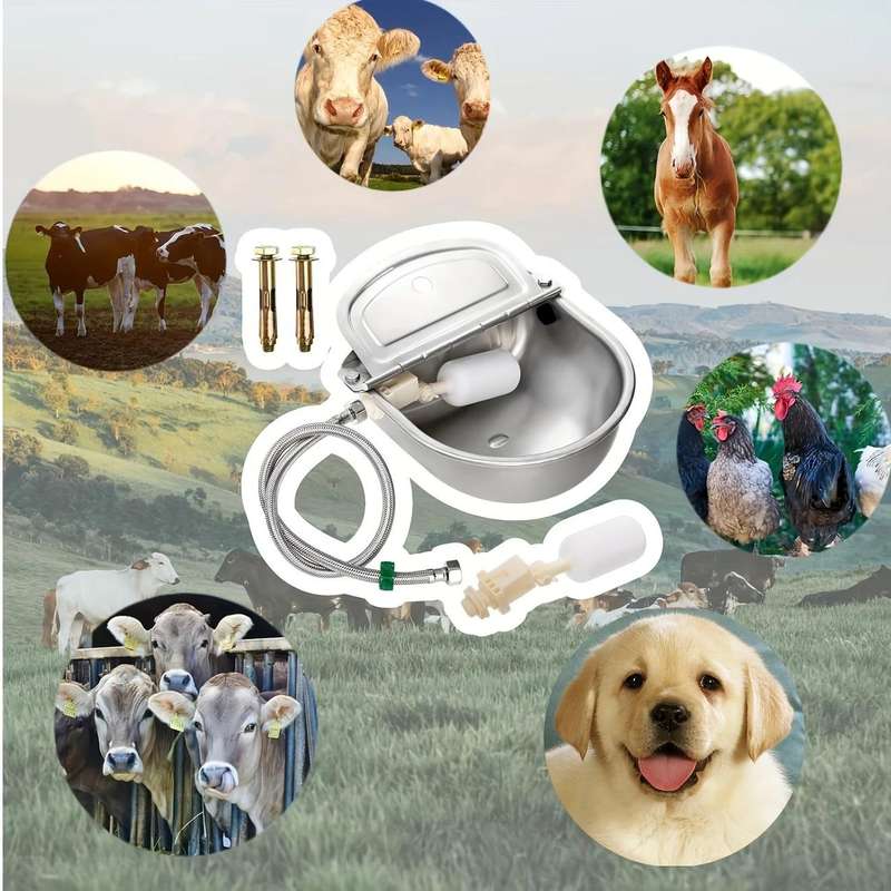 Automatic Water Bowl with Valve for dogs and other animals