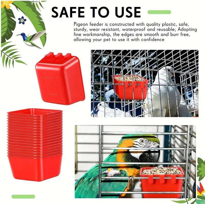 Large Bird Hook on Feeder with Clip-pack of 10