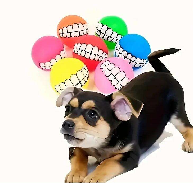 Grinning Dog Balls pack of 4