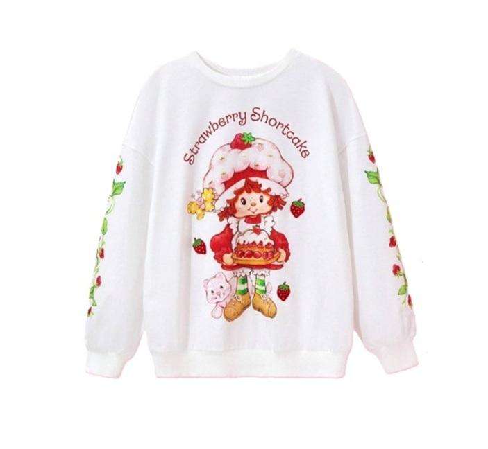 Strawberry Shortcake White Pull over