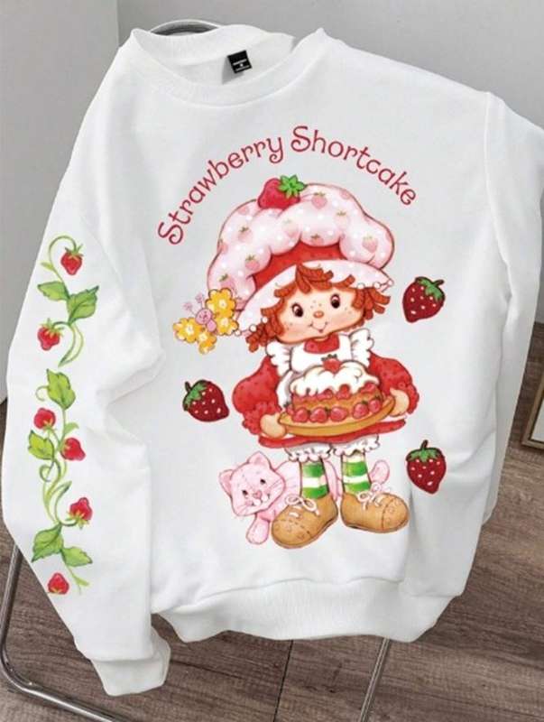Strawberry Shortcake White Pull over