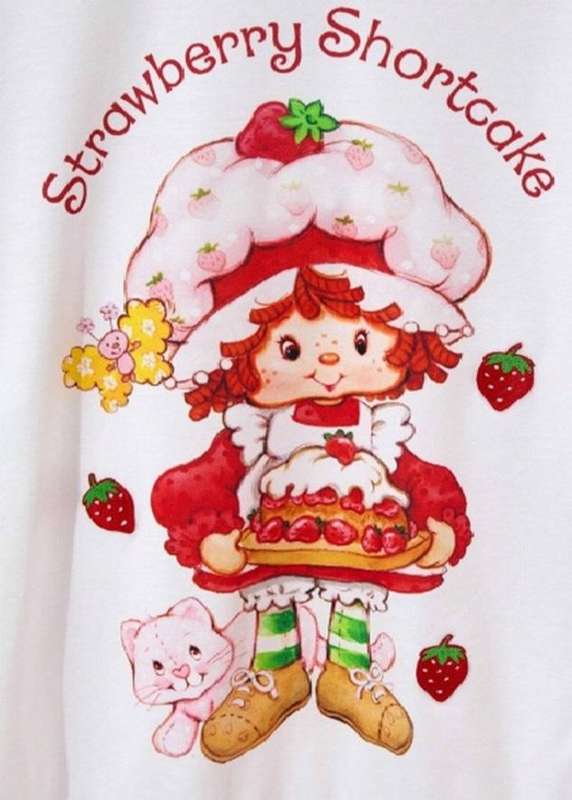 Strawberry Shortcake White Pull over