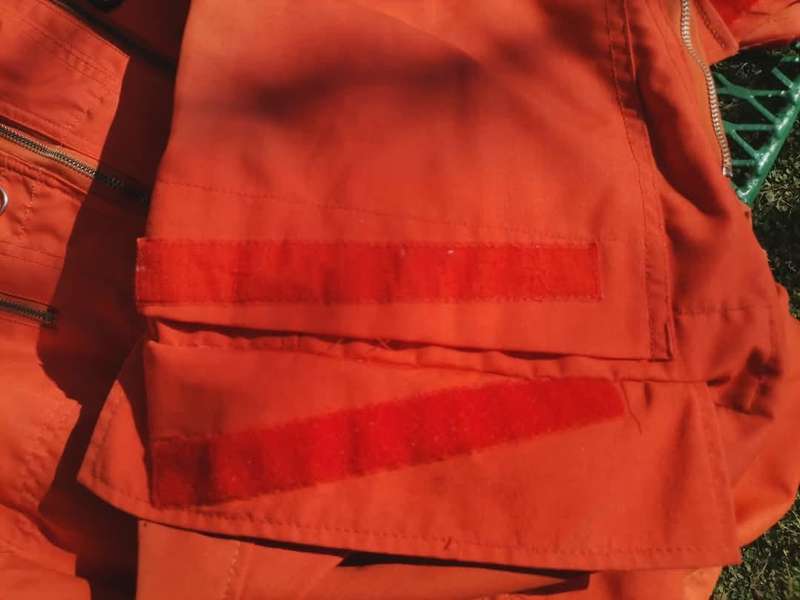 GENUINE ORANGE SOUTH AFRICAN AIR FORCE FLIGHT SUIT FROM 1979.